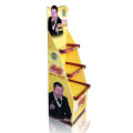 Pantallas de suelo de papel ligero Stands Pop Display con certificaciones SGS